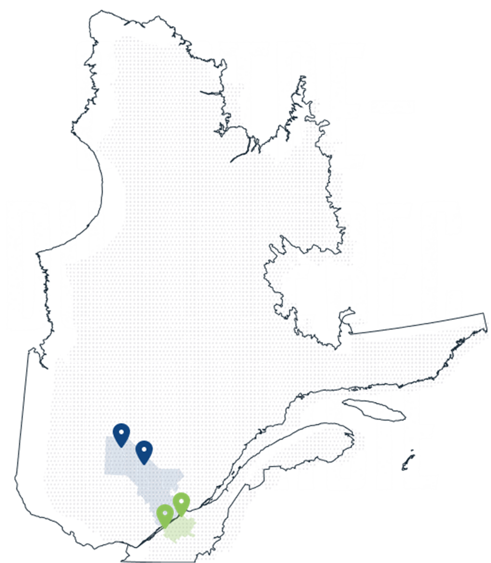 Centre-du-Québec, Mauricie